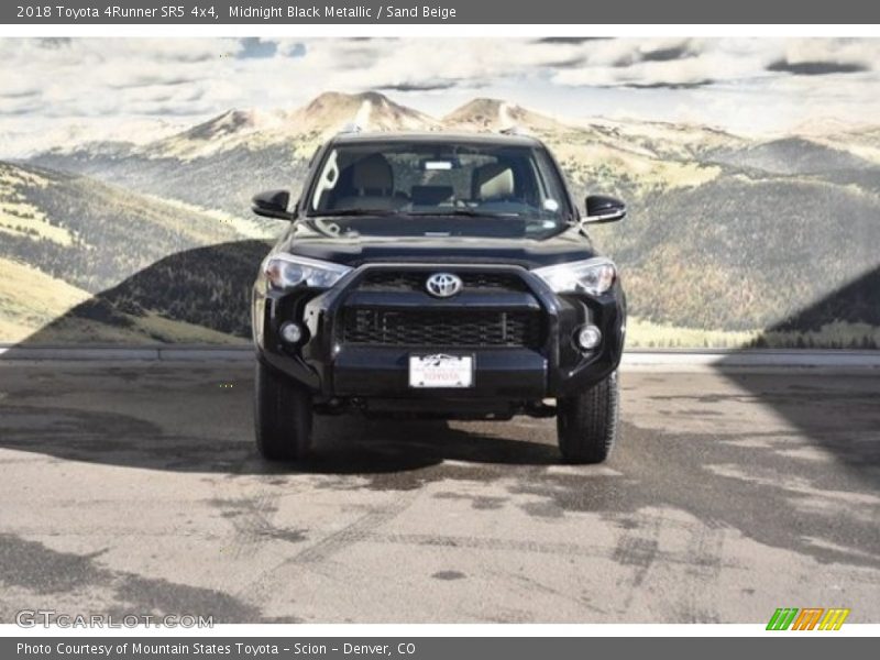 Midnight Black Metallic / Sand Beige 2018 Toyota 4Runner SR5 4x4