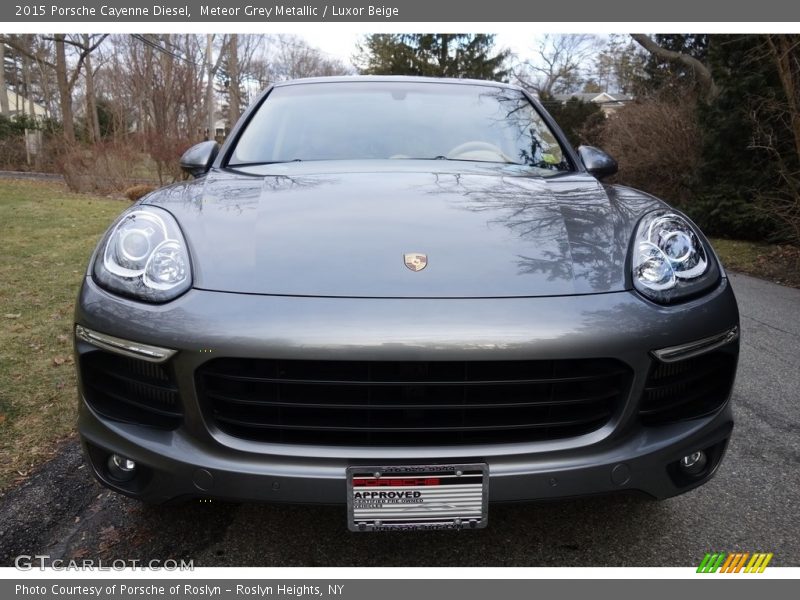 Meteor Grey Metallic / Luxor Beige 2015 Porsche Cayenne Diesel