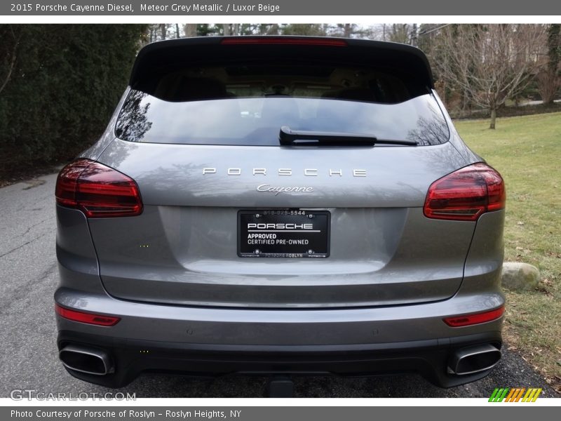 Meteor Grey Metallic / Luxor Beige 2015 Porsche Cayenne Diesel