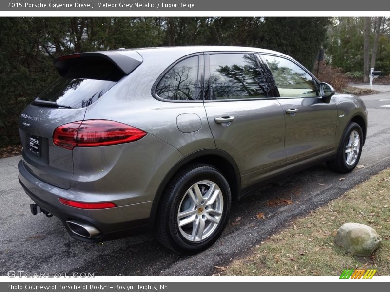 Meteor Grey Metallic / Luxor Beige 2015 Porsche Cayenne Diesel
