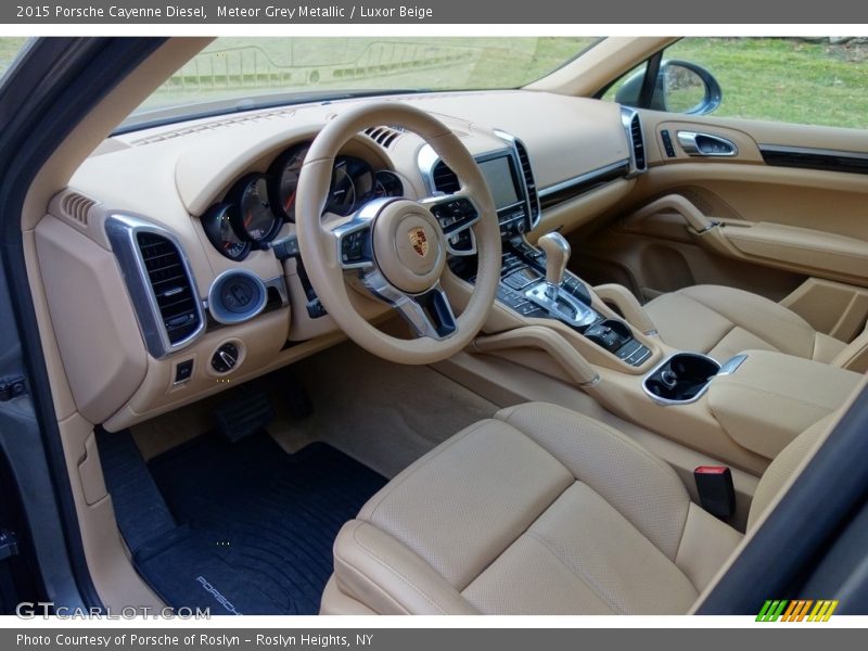  2015 Cayenne Diesel Luxor Beige Interior