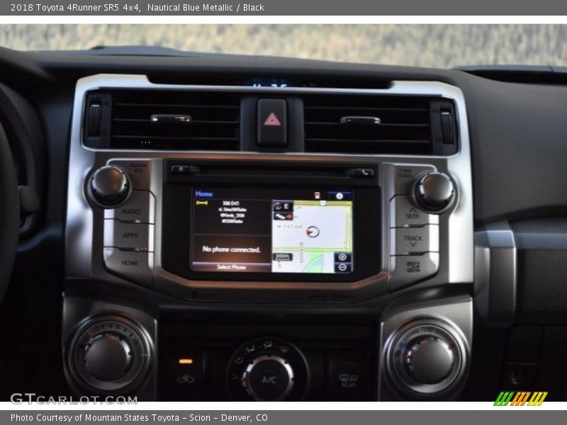 Nautical Blue Metallic / Black 2018 Toyota 4Runner SR5 4x4