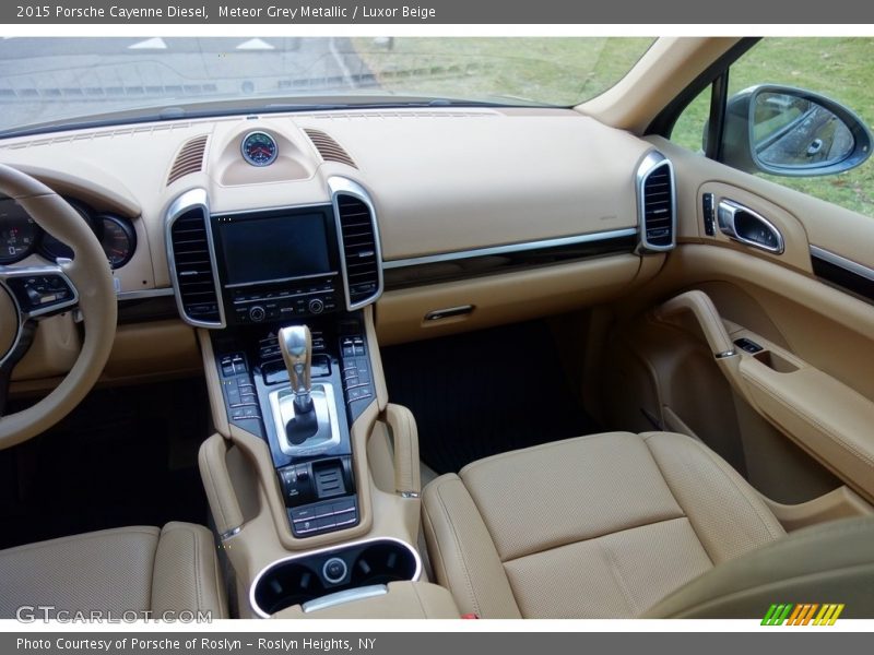 Meteor Grey Metallic / Luxor Beige 2015 Porsche Cayenne Diesel