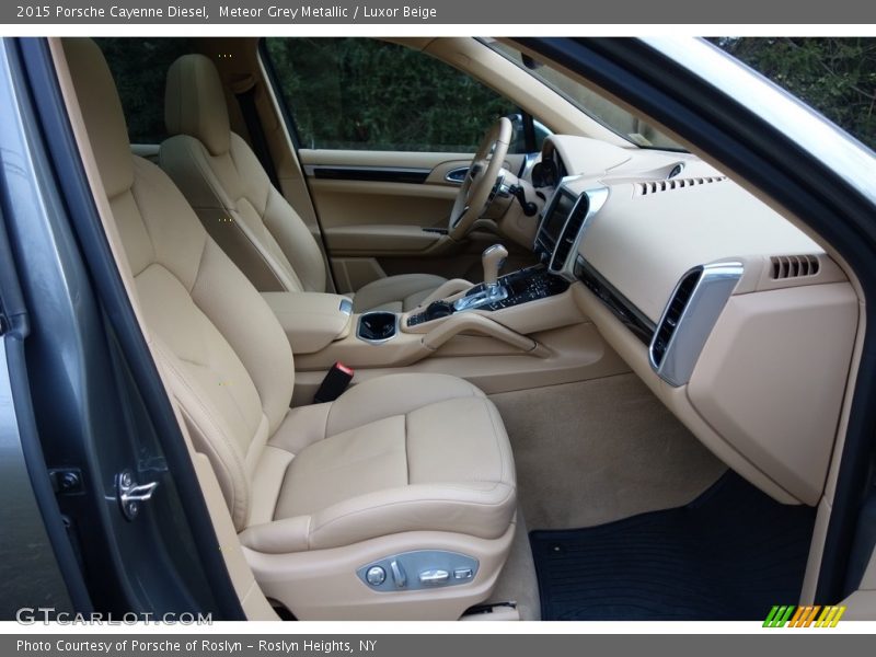 Meteor Grey Metallic / Luxor Beige 2015 Porsche Cayenne Diesel