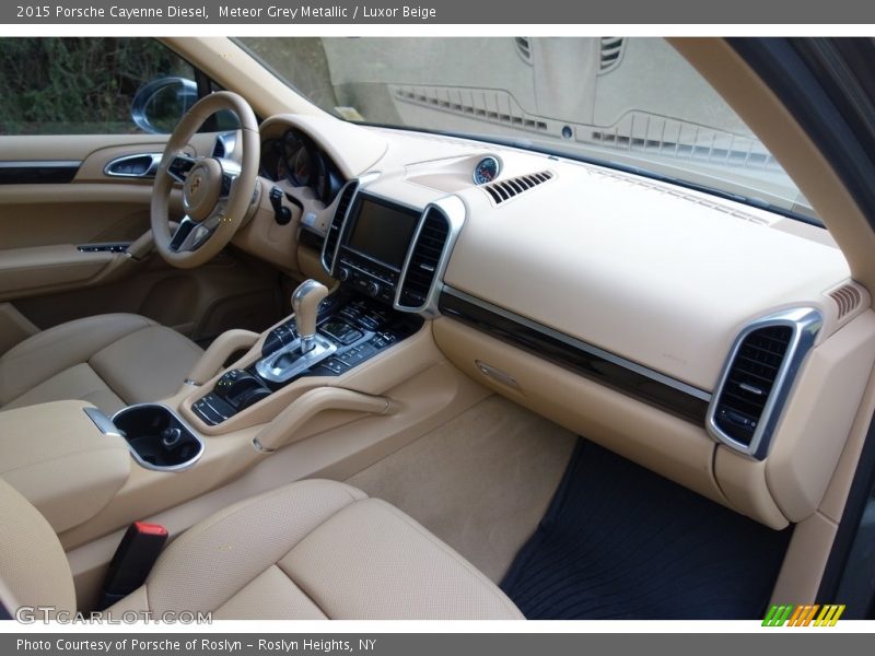 Meteor Grey Metallic / Luxor Beige 2015 Porsche Cayenne Diesel