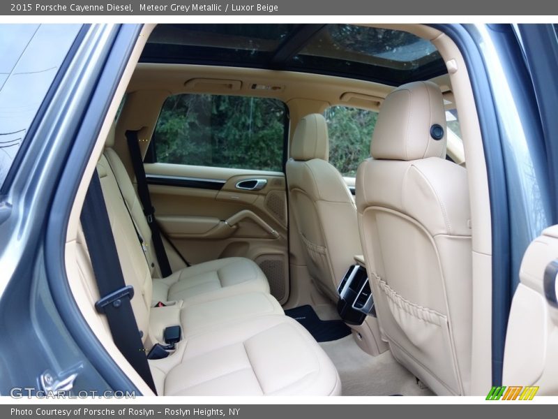 Meteor Grey Metallic / Luxor Beige 2015 Porsche Cayenne Diesel