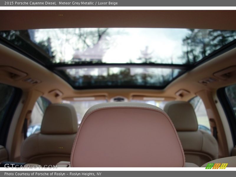 Meteor Grey Metallic / Luxor Beige 2015 Porsche Cayenne Diesel