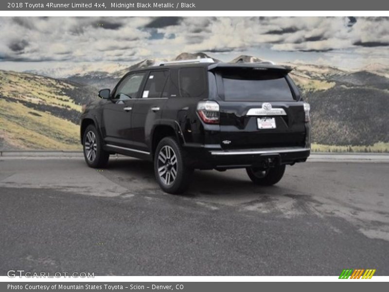 Midnight Black Metallic / Black 2018 Toyota 4Runner Limited 4x4