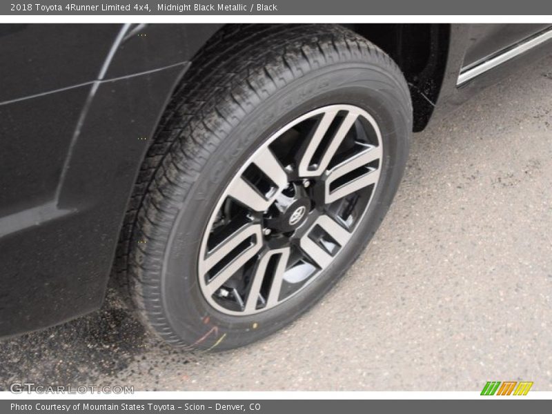 Midnight Black Metallic / Black 2018 Toyota 4Runner Limited 4x4