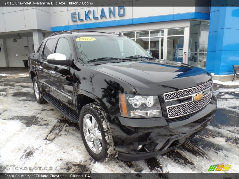 Black / Ebony 2011 Chevrolet Avalanche LTZ 4x4