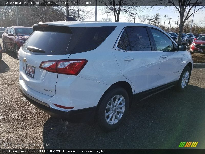 Summit White / Jet Black 2018 Chevrolet Equinox LT AWD