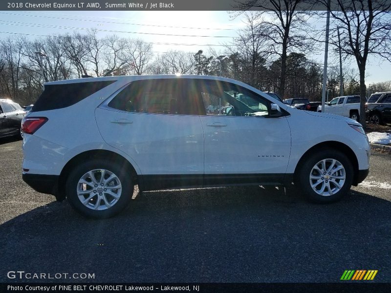 Summit White / Jet Black 2018 Chevrolet Equinox LT AWD