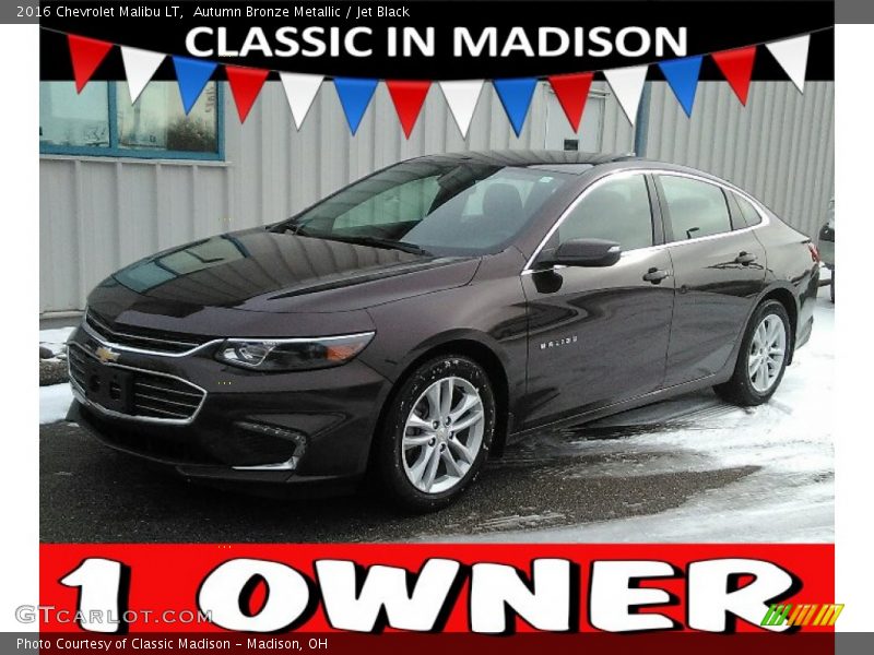 Autumn Bronze Metallic / Jet Black 2016 Chevrolet Malibu LT