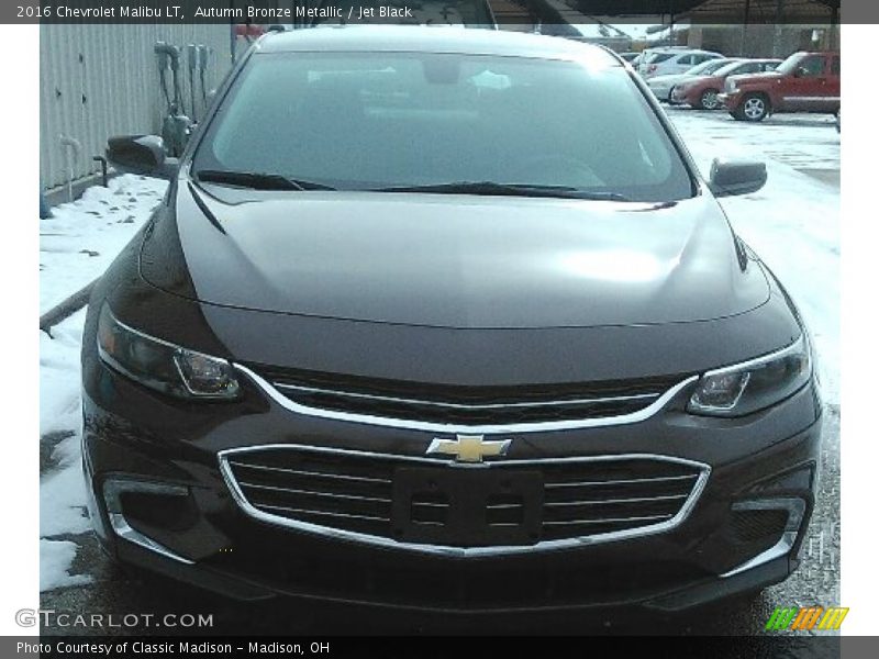 Autumn Bronze Metallic / Jet Black 2016 Chevrolet Malibu LT