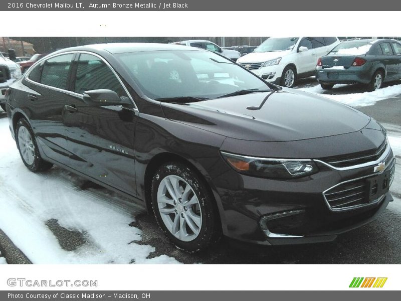 Autumn Bronze Metallic / Jet Black 2016 Chevrolet Malibu LT