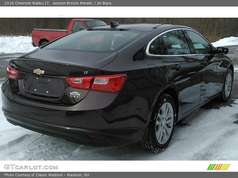 Autumn Bronze Metallic / Jet Black 2016 Chevrolet Malibu LT