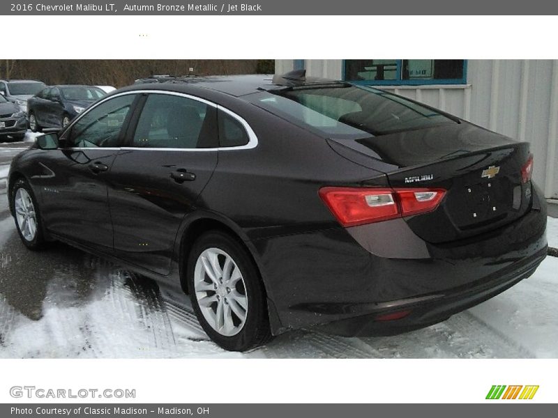 Autumn Bronze Metallic / Jet Black 2016 Chevrolet Malibu LT