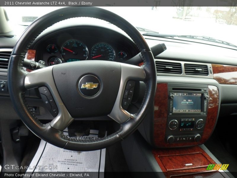 Black / Ebony 2011 Chevrolet Avalanche LTZ 4x4