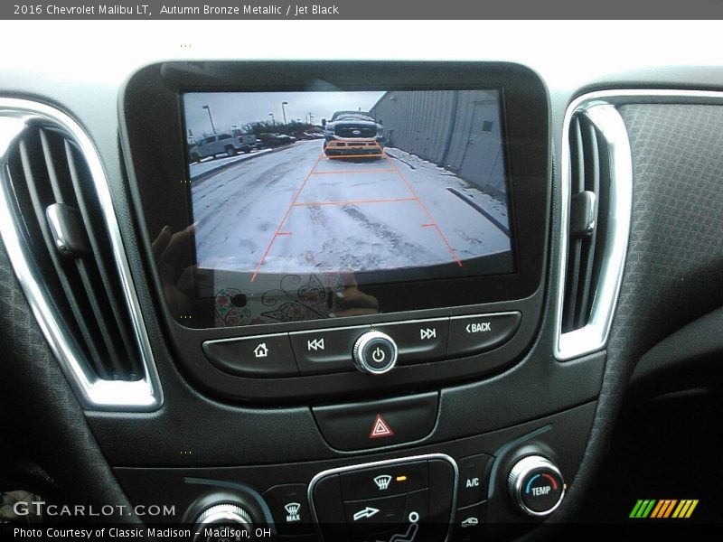 Autumn Bronze Metallic / Jet Black 2016 Chevrolet Malibu LT