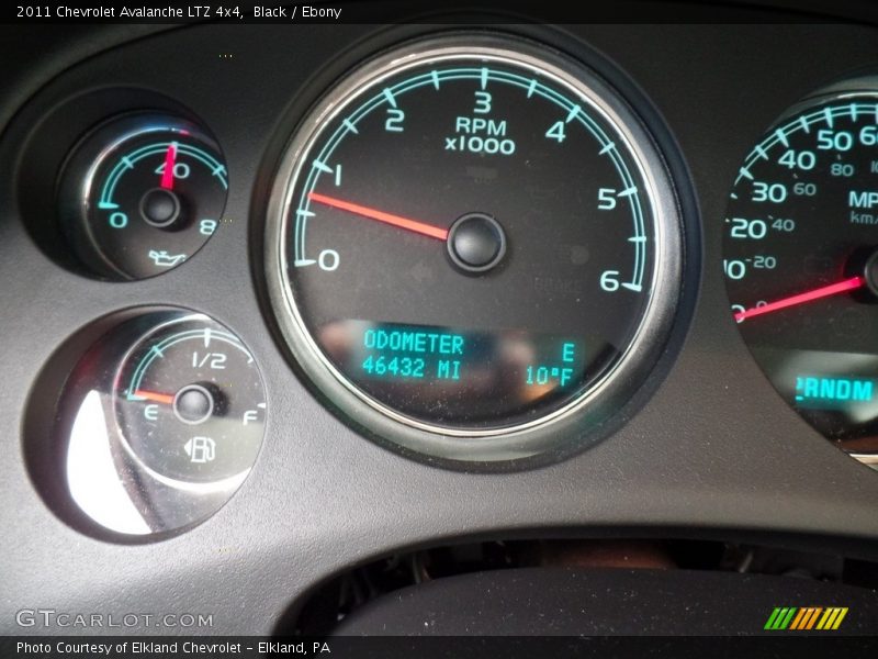Black / Ebony 2011 Chevrolet Avalanche LTZ 4x4