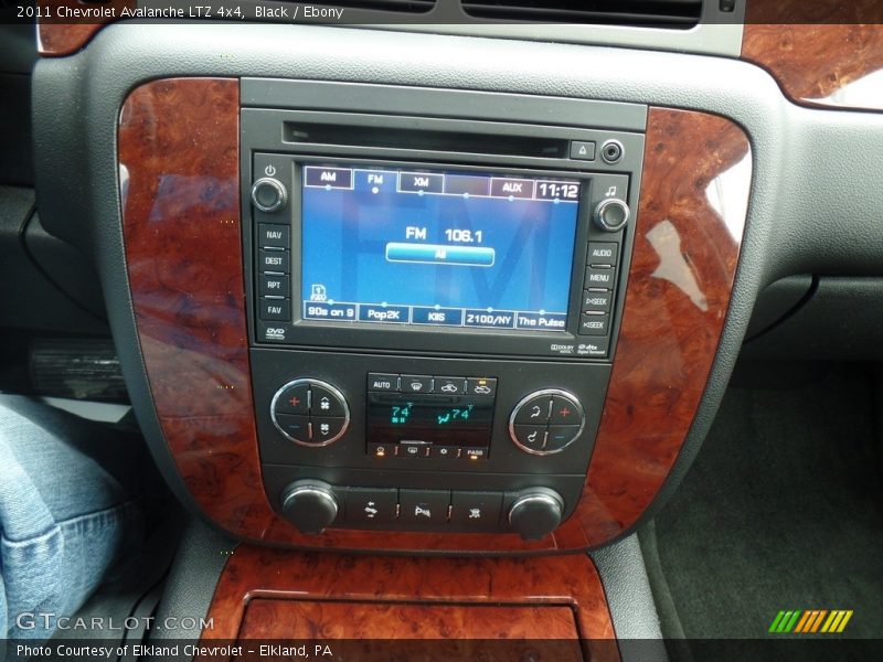 Black / Ebony 2011 Chevrolet Avalanche LTZ 4x4