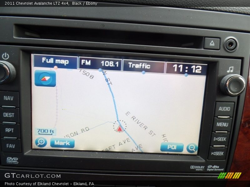 Black / Ebony 2011 Chevrolet Avalanche LTZ 4x4