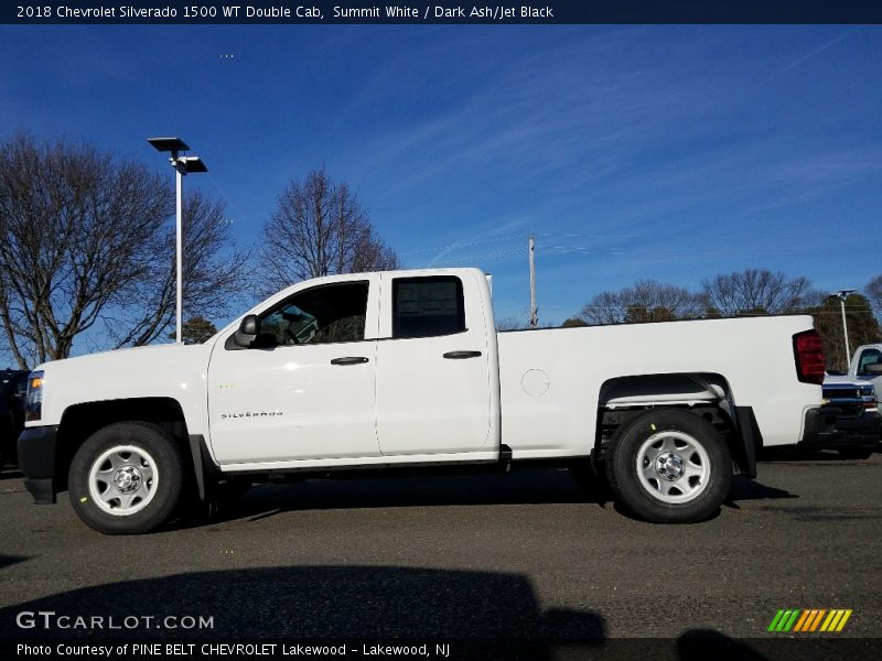 Summit White / Dark Ash/Jet Black 2018 Chevrolet Silverado 1500 WT Double Cab