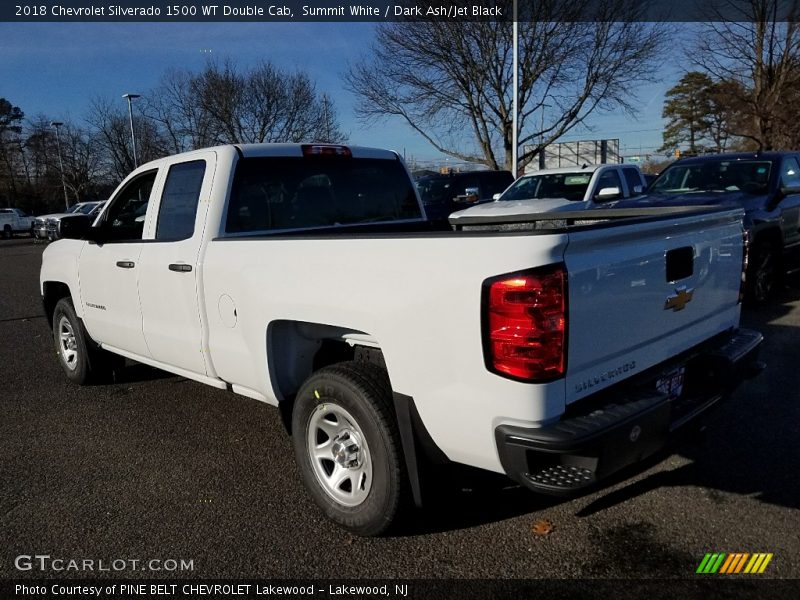 Summit White / Dark Ash/Jet Black 2018 Chevrolet Silverado 1500 WT Double Cab