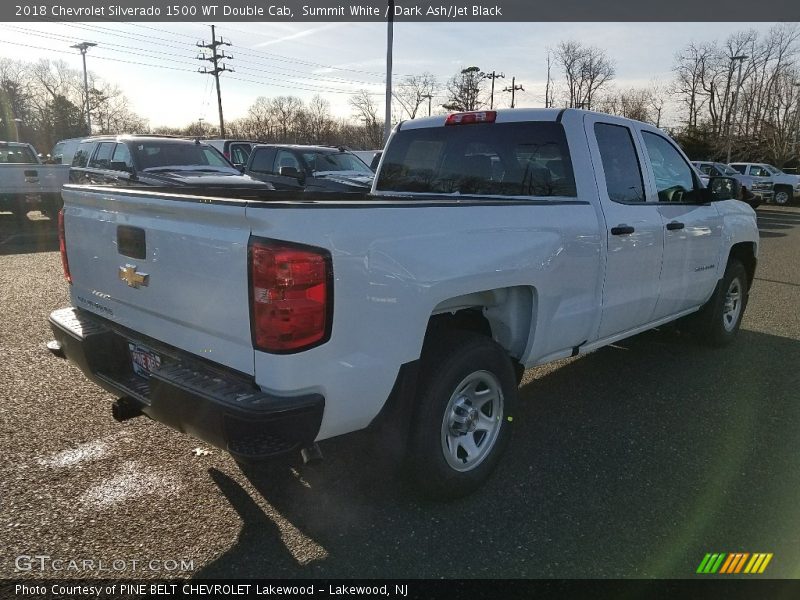 Summit White / Dark Ash/Jet Black 2018 Chevrolet Silverado 1500 WT Double Cab