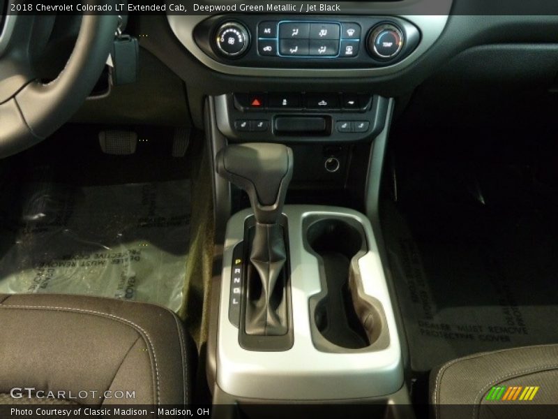 Deepwood Green Metallic / Jet Black 2018 Chevrolet Colorado LT Extended Cab