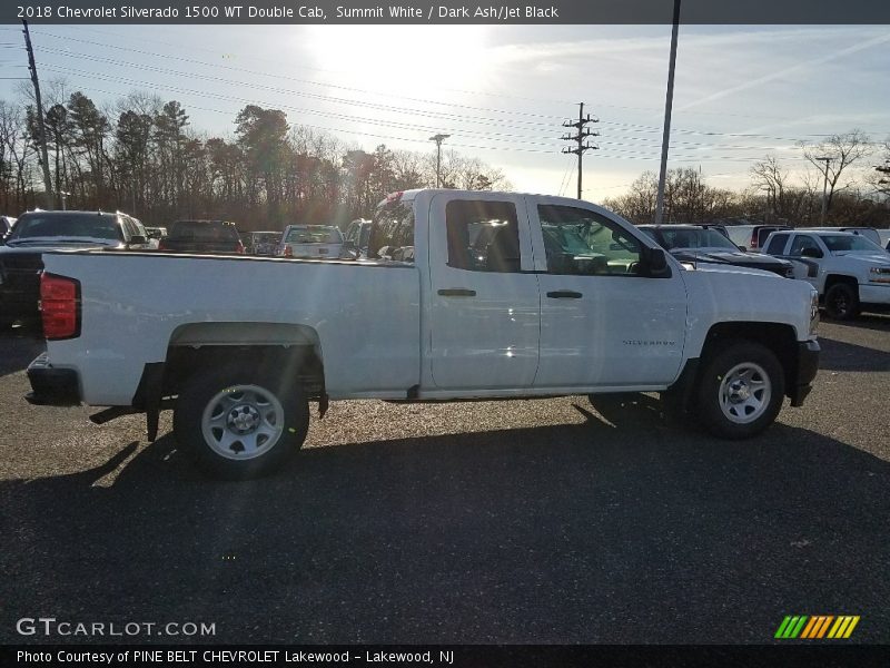 Summit White / Dark Ash/Jet Black 2018 Chevrolet Silverado 1500 WT Double Cab