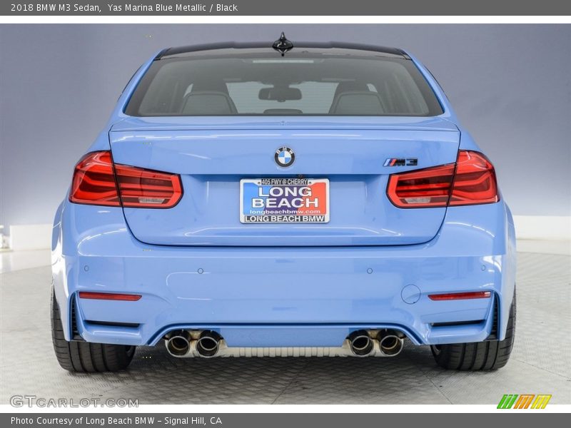 Yas Marina Blue Metallic / Black 2018 BMW M3 Sedan