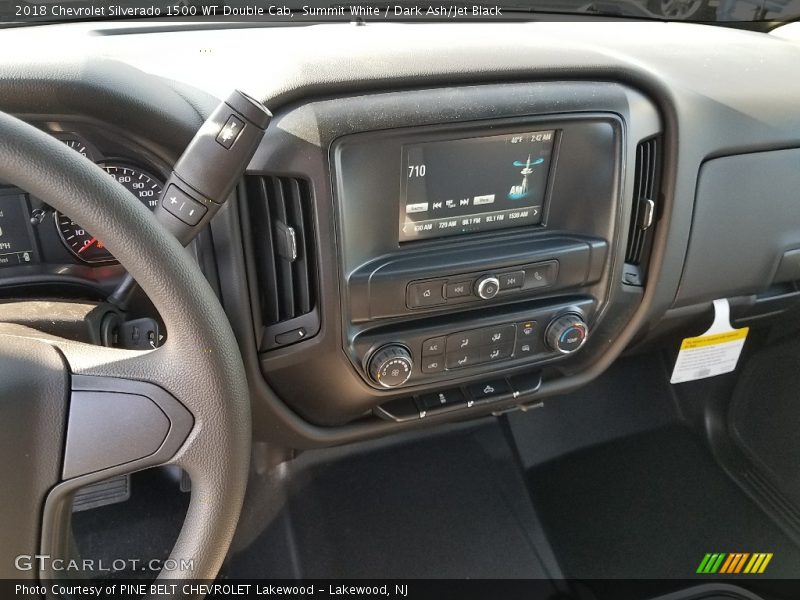 Summit White / Dark Ash/Jet Black 2018 Chevrolet Silverado 1500 WT Double Cab