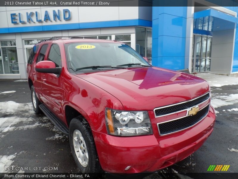 Crystal Red Tintcoat / Ebony 2013 Chevrolet Tahoe LT 4x4