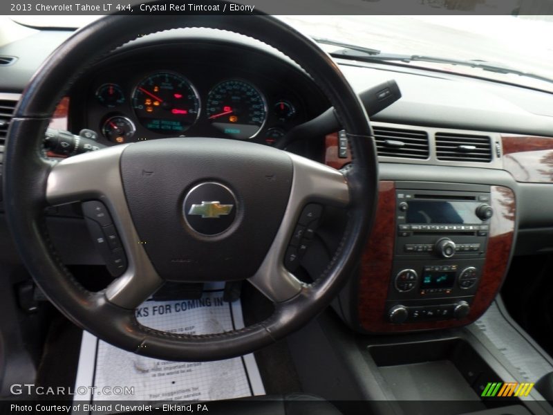 Crystal Red Tintcoat / Ebony 2013 Chevrolet Tahoe LT 4x4