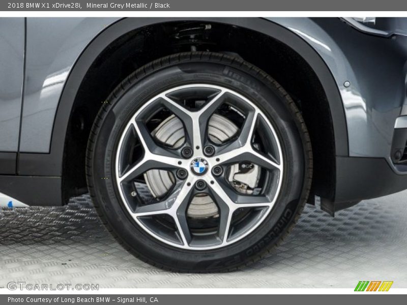 Mineral Grey Metallic / Black 2018 BMW X1 xDrive28i