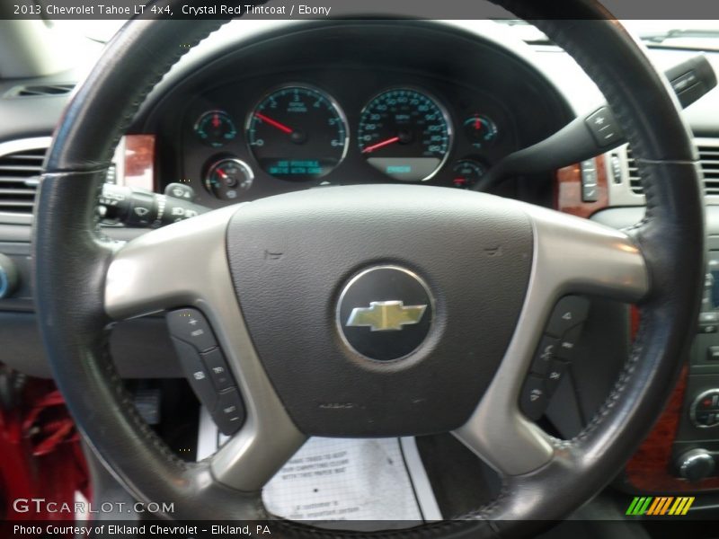 Crystal Red Tintcoat / Ebony 2013 Chevrolet Tahoe LT 4x4