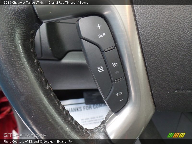 Crystal Red Tintcoat / Ebony 2013 Chevrolet Tahoe LT 4x4