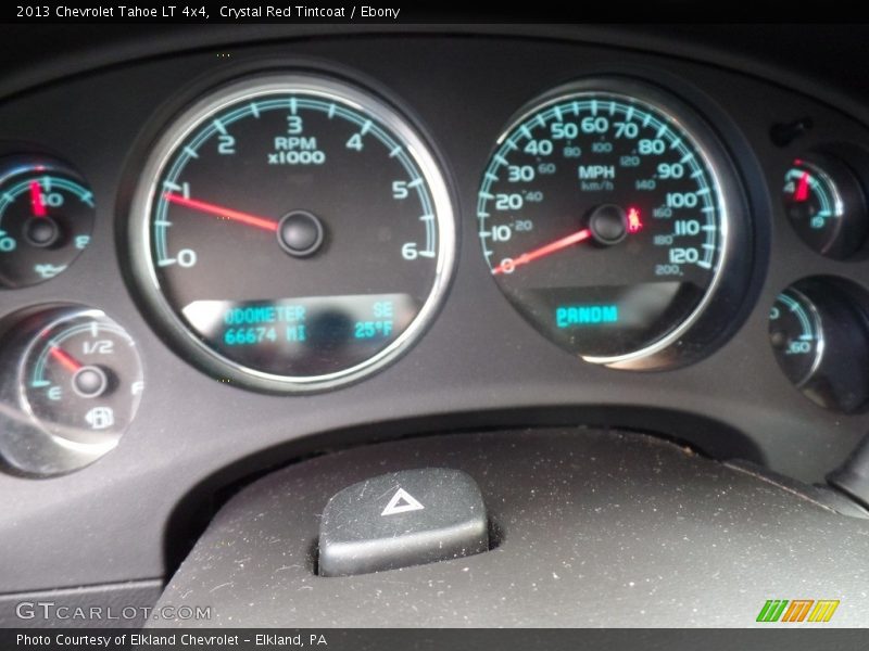 Crystal Red Tintcoat / Ebony 2013 Chevrolet Tahoe LT 4x4