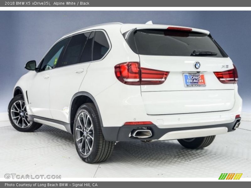 Alpine White / Black 2018 BMW X5 xDrive35i