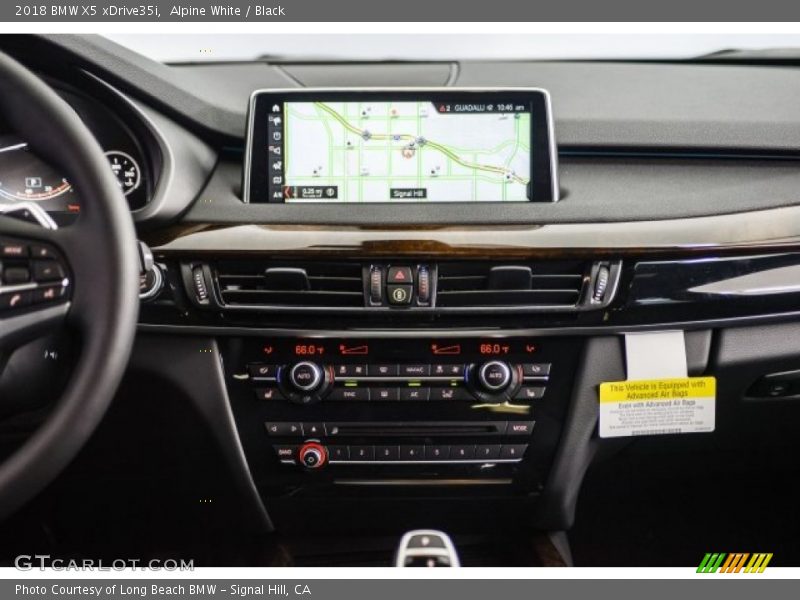 Alpine White / Black 2018 BMW X5 xDrive35i