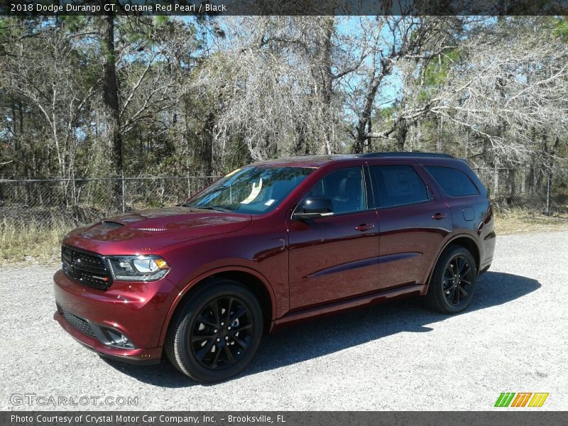 Octane Red Pearl / Black 2018 Dodge Durango GT