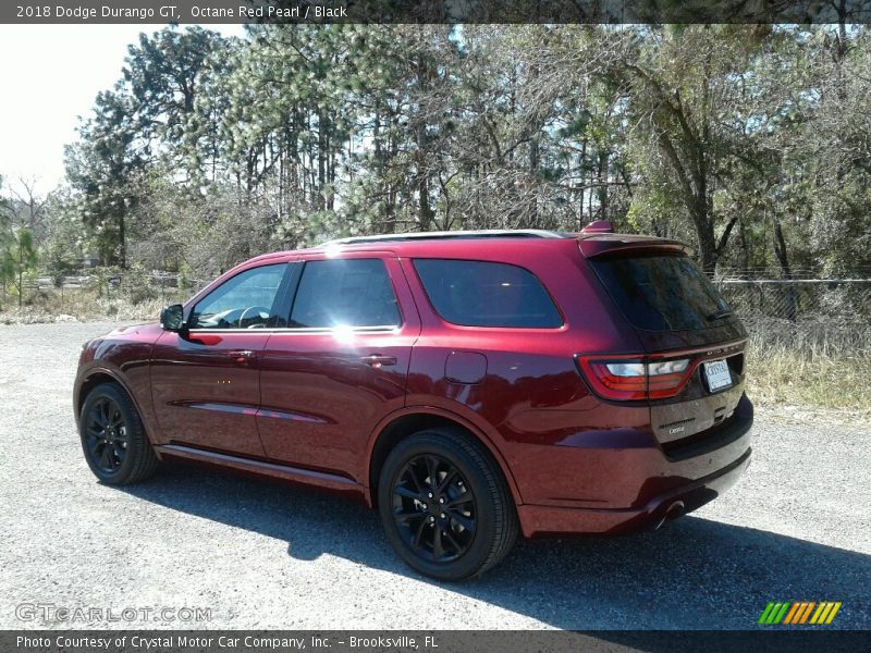 Octane Red Pearl / Black 2018 Dodge Durango GT