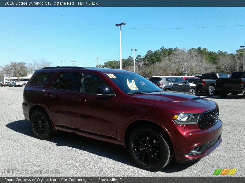 Octane Red Pearl / Black 2018 Dodge Durango GT