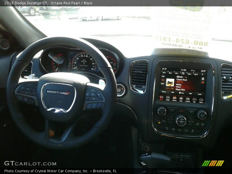 Octane Red Pearl / Black 2018 Dodge Durango GT