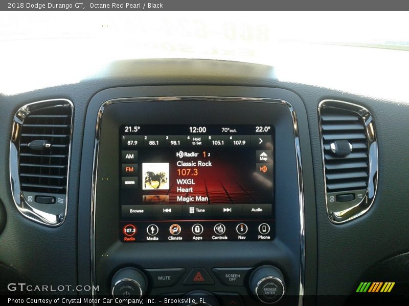Octane Red Pearl / Black 2018 Dodge Durango GT