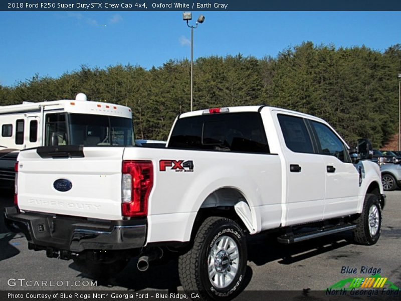 Oxford White / Earth Gray 2018 Ford F250 Super Duty STX Crew Cab 4x4