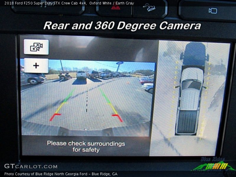 Oxford White / Earth Gray 2018 Ford F250 Super Duty STX Crew Cab 4x4