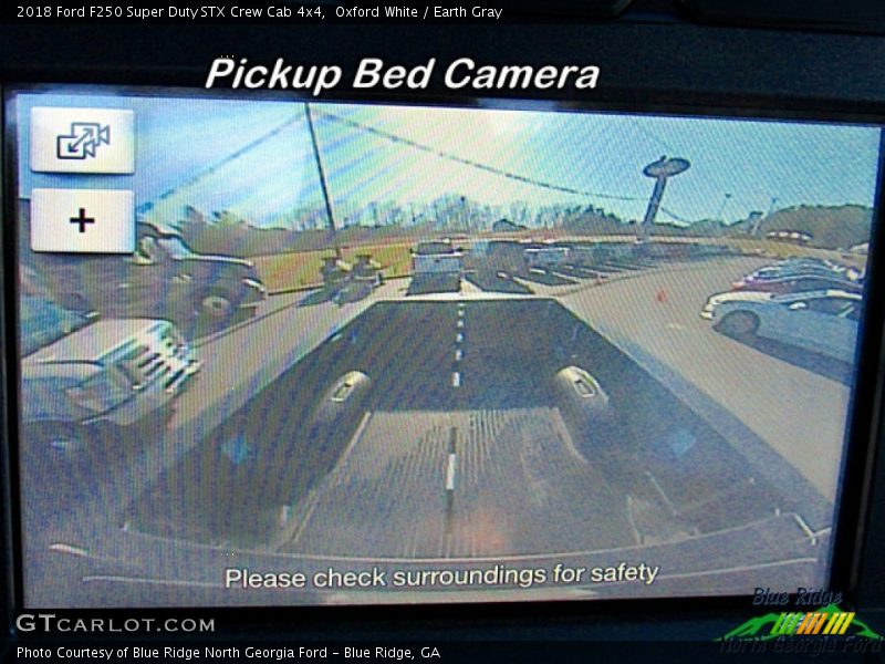 Oxford White / Earth Gray 2018 Ford F250 Super Duty STX Crew Cab 4x4
