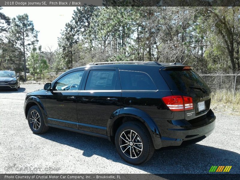 Pitch Black / Black 2018 Dodge Journey SE